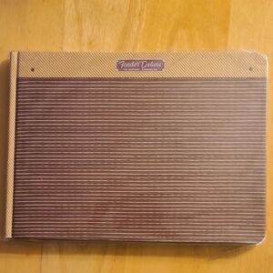 Fender Deluxe Brown and Tan Notebook
